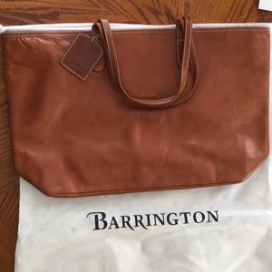 Barrington fine leather tote